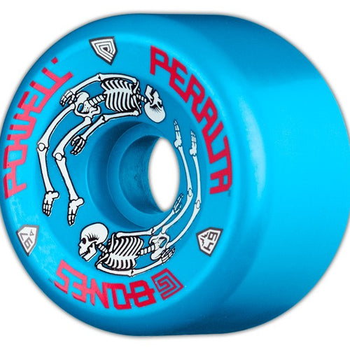 Charger l&#39;image dans la visionneuse de galerie, Powell Peralta - Skateboard - Wheels - Powell G Bones 97A - 64 - Blue 64mm 97A (Blue) Wheels
