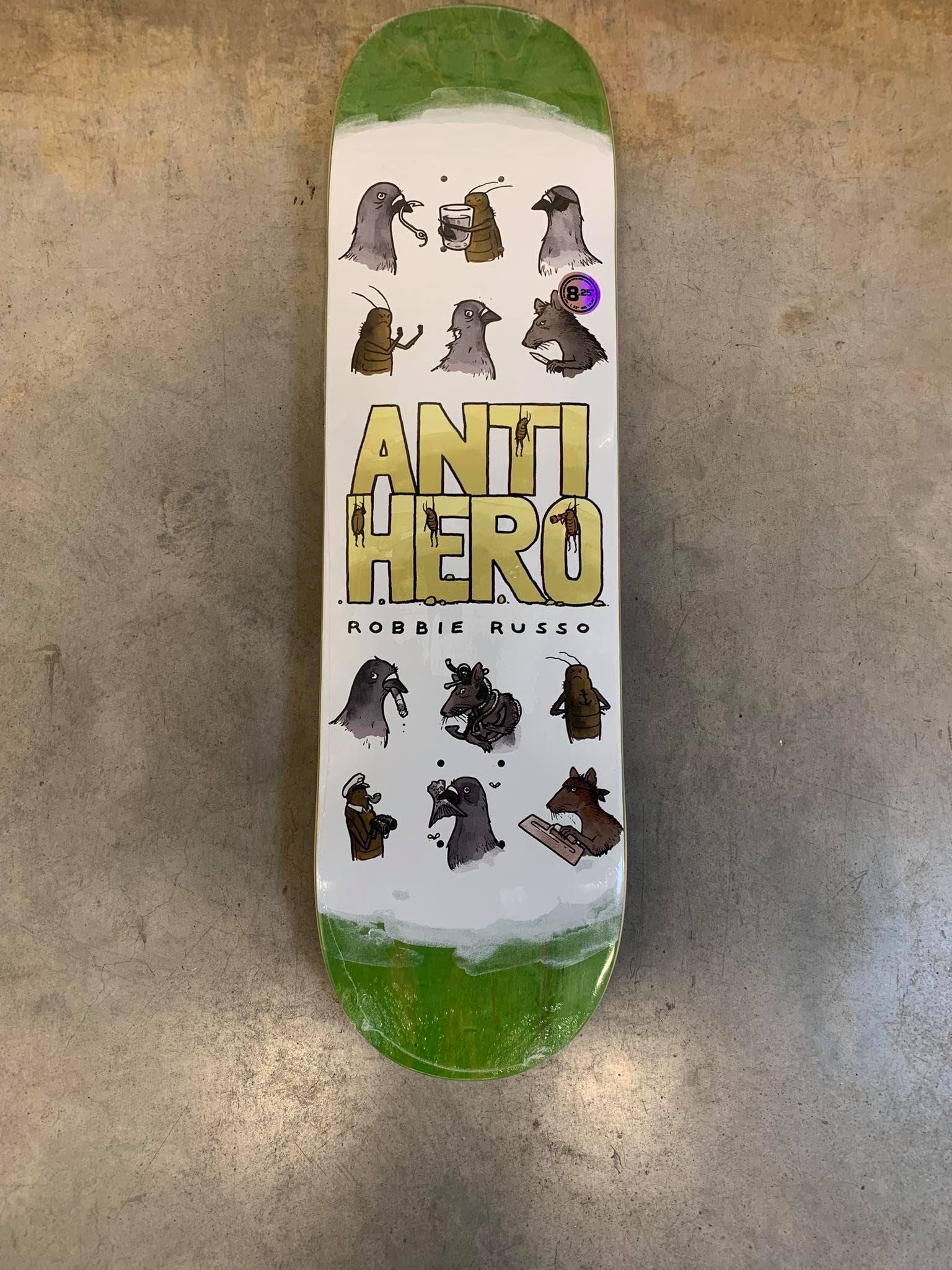 Antihero - Skateboard - Deck - Russo Usual Suspct 8.25" (Multi) Deck