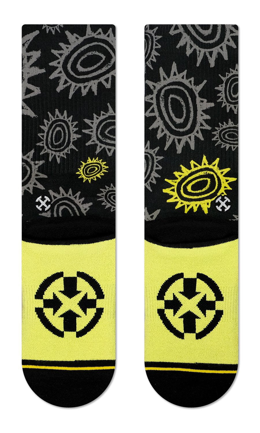 Merge4 Socks - New Deal Sun Pattern   Socks