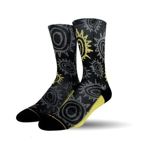 Load image into Gallery viewer, Merge 4 - Accessories - Socks - Merge4 Socks - New Deal Sun Pattern   Socks
