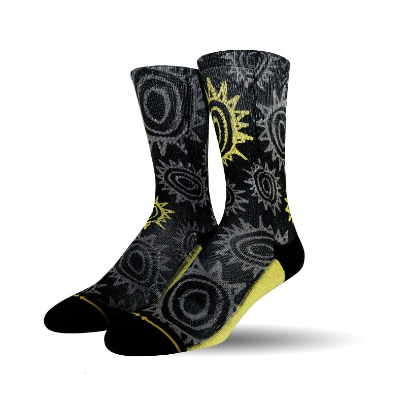 Merge 4 - Accessories - Socks - Merge4 Socks - New Deal Sun Pattern   Socks