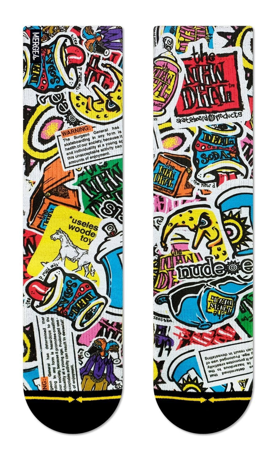 Merge4 Socks - New Deal Sticker Pack   Socks