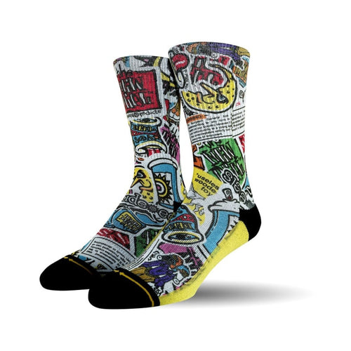 Load image into Gallery viewer, Merge 4 - Accessories - Socks - Merge4 Socks - New Deal Sticker Pack   Socks
