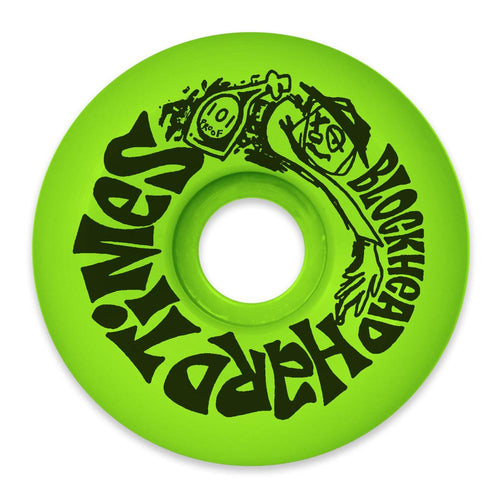 Charger l&#39;image dans la visionneuse de galerie, Blockhead - Skateboard - Wheels - Hard Times Wheels - Neon Green - 60Mm 60mm () Wheels

