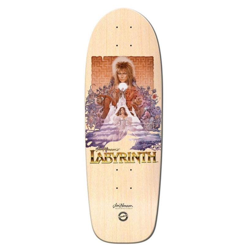 Madrid X Labyrinth Poster Clear 9.5" Skateboard Deck