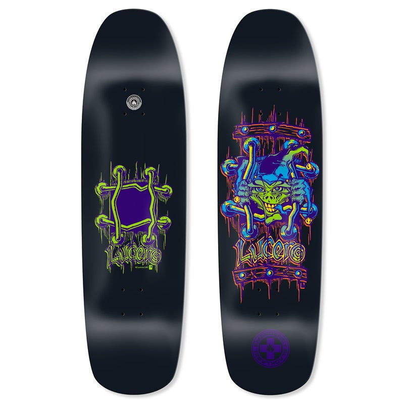 Black Label - Skateboard - Deck - Skateboard Deck John Lucero "X2" Deck 8.88" X 32.5" Full Black Dip   Deck