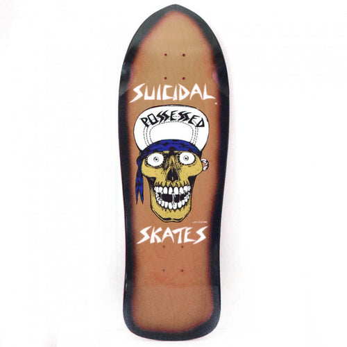Load image into Gallery viewer, Dogtown Suicidal Skates Punk Skull 10.125&quot; Old School Skateboard Deck Red () Deck
