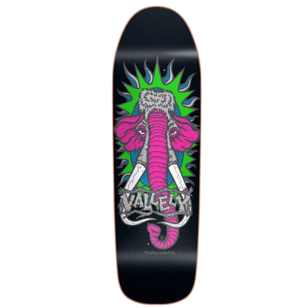 Mike Vallely Mammoth Screened 9.5" (Neon) Deck