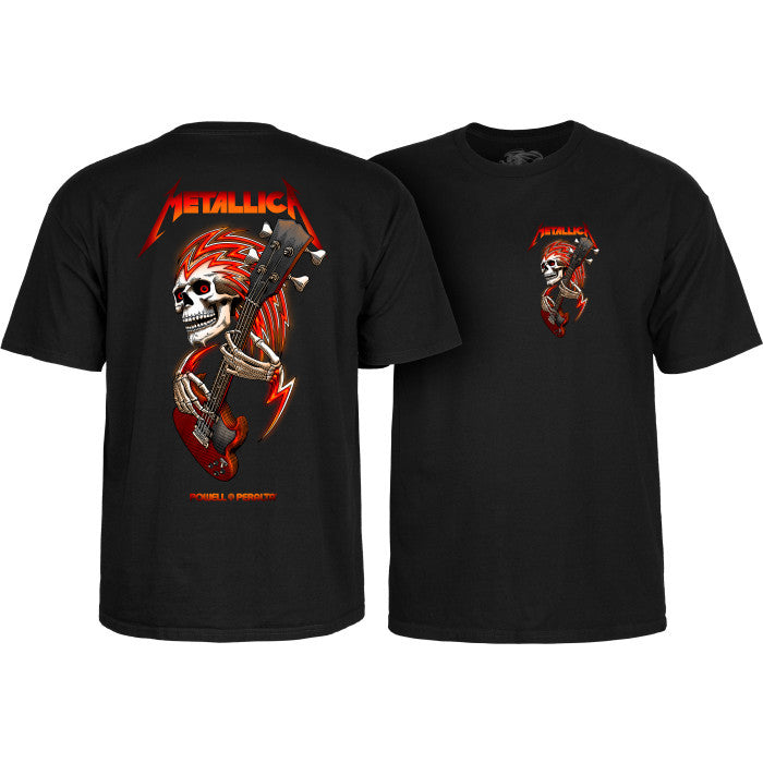 Powell Peralta Metallica Collab T-Shirt Black