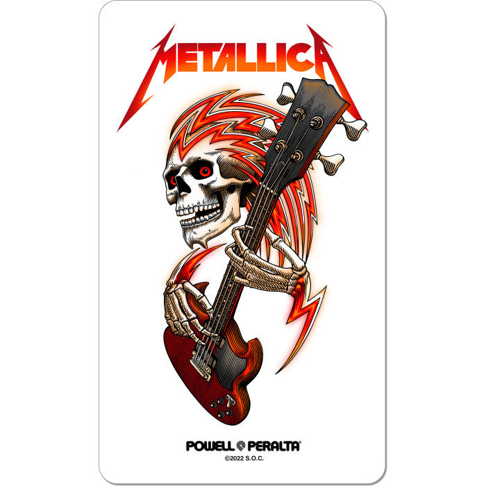 Powell Peralta Metallica Collab Sticker