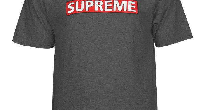 Powell Peralta Supreme T-Shirt Charcoal Heather