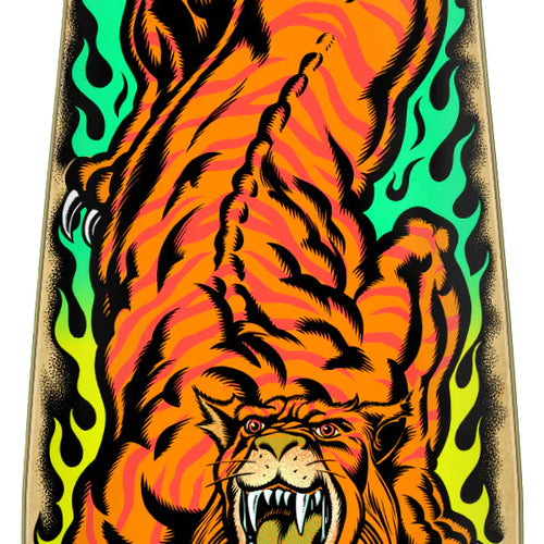 Load image into Gallery viewer, 10.3in Salba Tiger Santa Cruz Reissue Skateboard Deck
