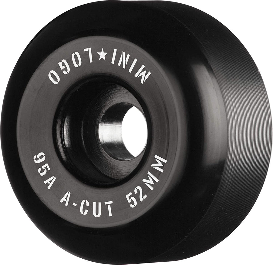 Minilogo - Skateboard - Wheels - Hybrid A-Cut "2" 4/Pk 52mm (Black) Wheels