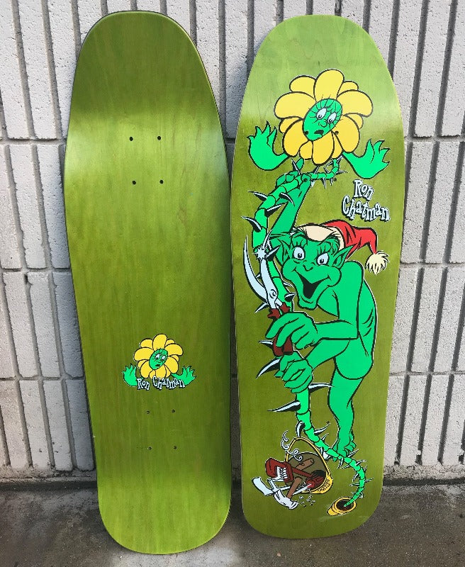 Ron Chatman "Gremlin" The Missing 1St Pro Graphic For World - Green   Deck