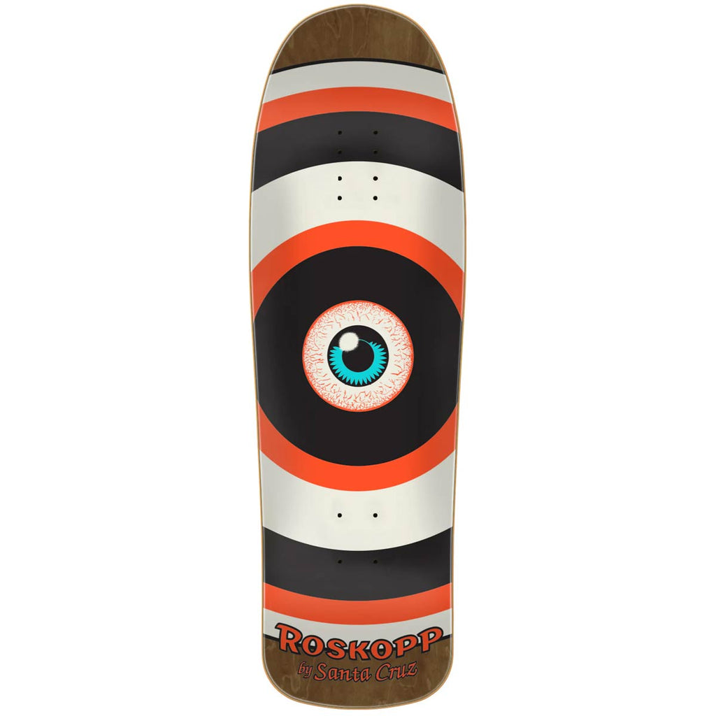 9.62in Roskopp Target Eye Santa Cruz Reissue Skateboard Deck