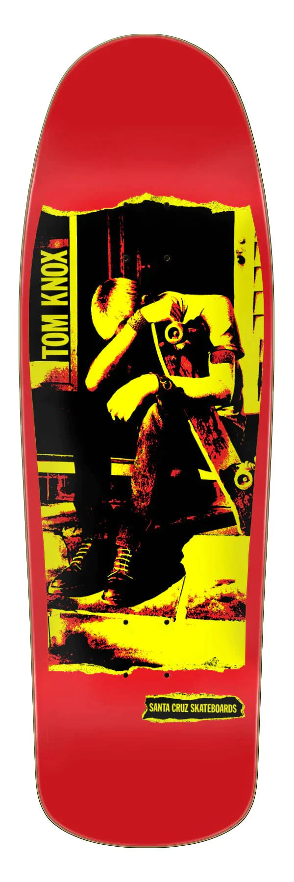 9.89in x 31.75in Knox Punk Reissue Santa Cruz Skateboard Deck - SkateTillDeath.com