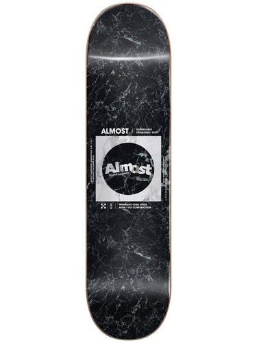 Load image into Gallery viewer, Almost - Skateboard - Deck - Minimalist 8.25&quot; (Black/White) Deck
