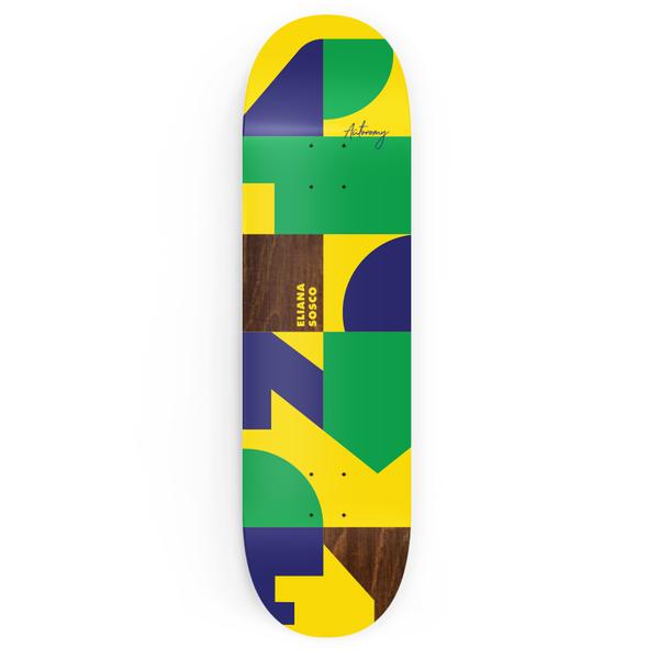 Autonomy - Skateboard - Deck - Eliana Sosco Ix "Olympiad Series Brazil" 8.25" (Multi) Deck