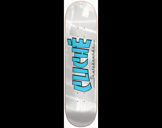 Cliche - Skateboard - Deck - Banco Rhm 8" (Blue/White) Deck
