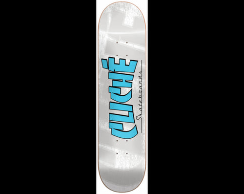 Load image into Gallery viewer, Cliche - Skateboard - Deck - Banco Rhm 8.25&quot; (Blue/White) Deck
