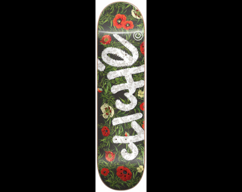 Load image into Gallery viewer, Cliche - Skateboard - Deck - Botanical Rhm 8&quot; (Charcoal) Deck
