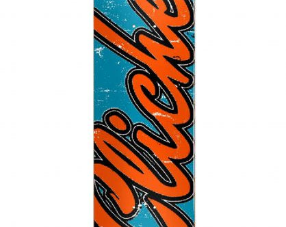 Cliche - Skateboard - Deck - Old Logo Rhm 8.125" (Blue/Orange) Deck