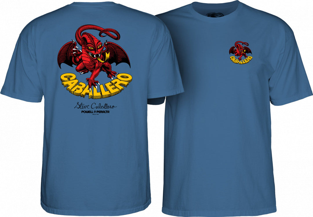 Powell Peralta Cab Dragon II T-shirt Slate Blue