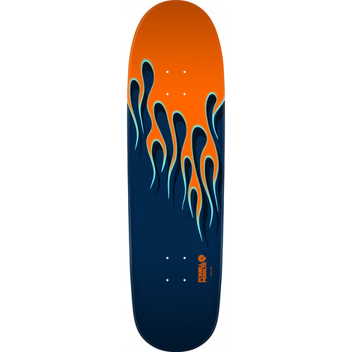 Powell - Skateboard - Deck - Nitro Hotrod Flames 21 9.375" (Orange/Blue) Deck
