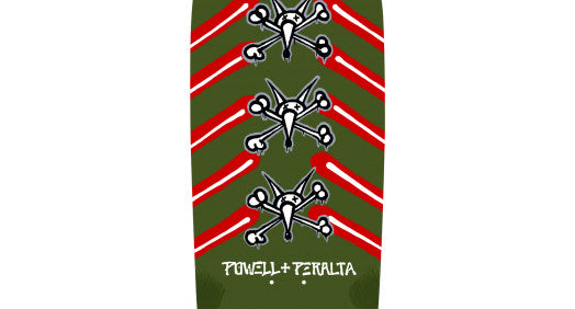 Powell - Skateboard - Deck - Og Rat Bones Sp0 10" (Olive) Deck
