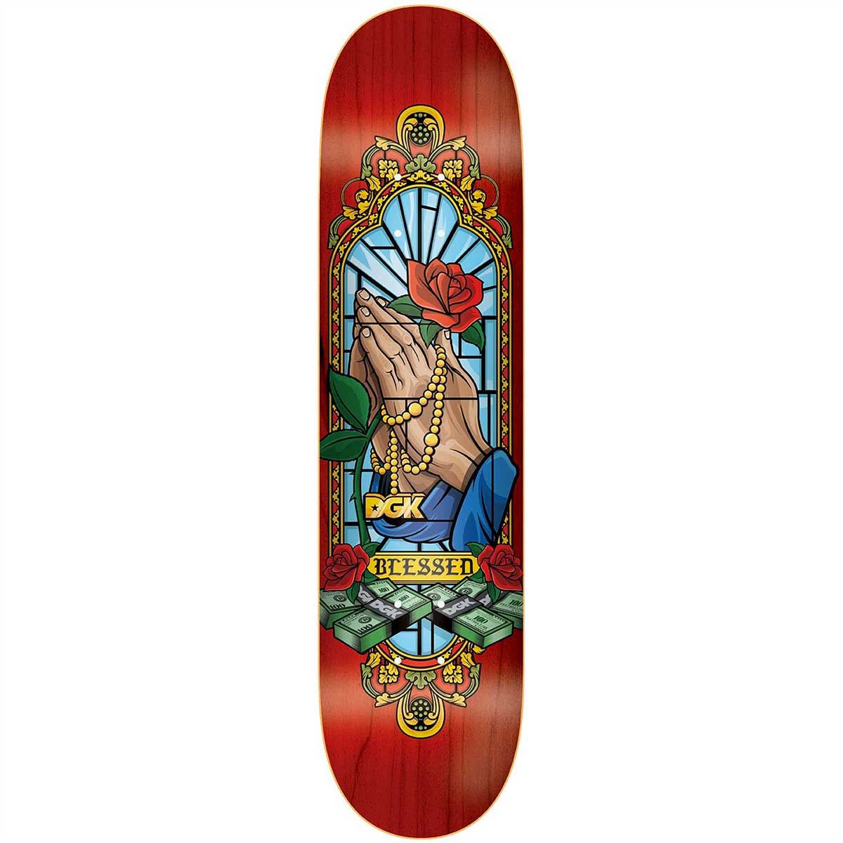 Dgk - Skateboard - Deck - Sacred 8" (Multi) Deck