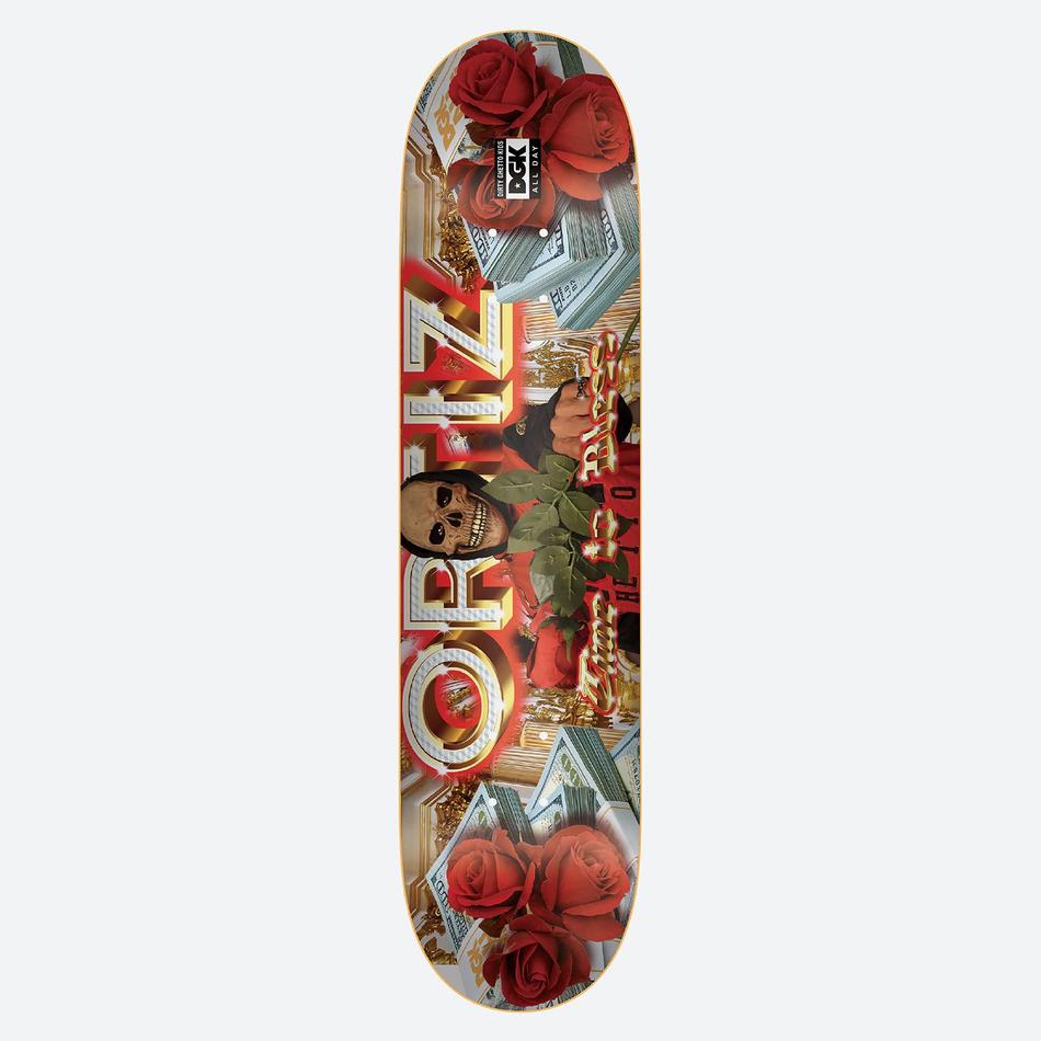 Dgk - Skateboard - Deck - Ghetto Fab Ortiz 7.9" (Multi) Deck