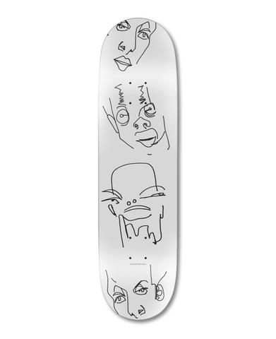 Hopps - Skateboard - Deck - Dreamer Silver 8.125" (Silver) Deck
