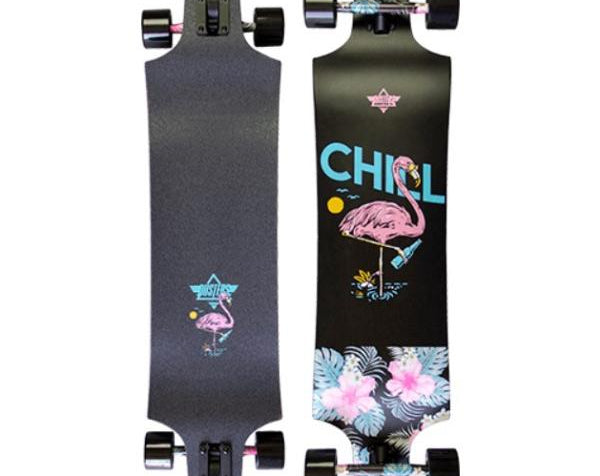 Dusters - Skateboard - Complete skateboards - Chill Longboard 38" (Black) Complete Board