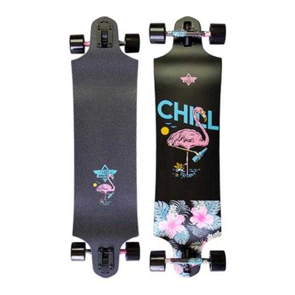 Dusters - Skateboard - Complete skateboards - Chill Longboard 38" (Black) Complete Board