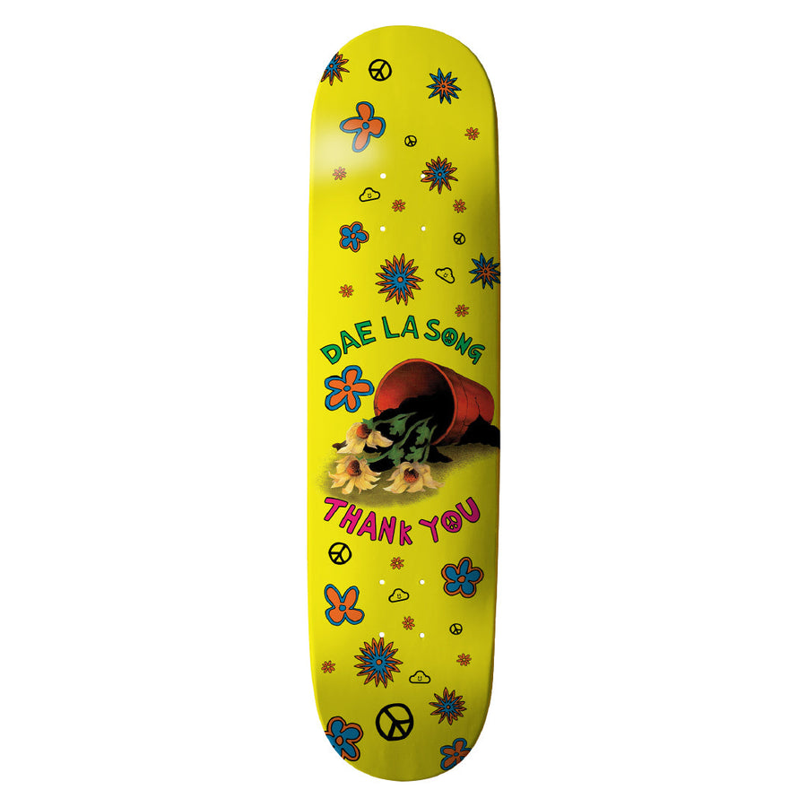 Thank You - Skateboard - Deck - De La Song  8.25" (Yellow) Deck