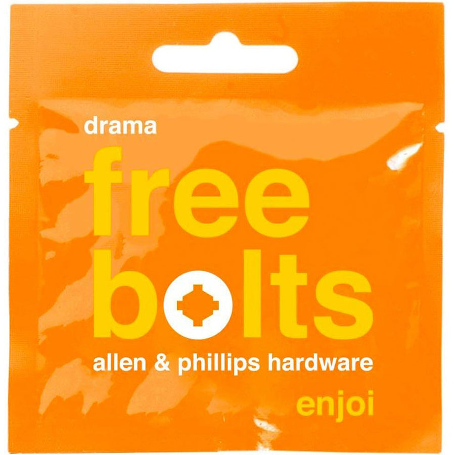 Enjoi - Skateboard - Hardware - Philallen 1" Bolts - Drama Free Bolts 10 Pack  (Multi) Hardware