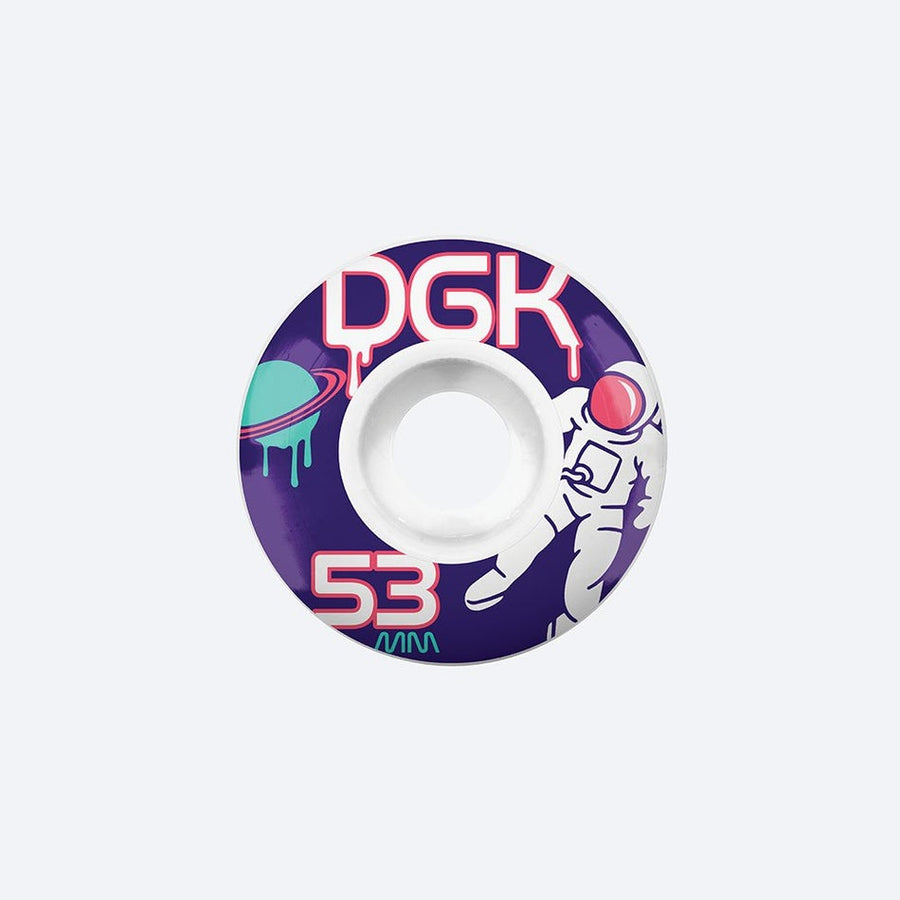 Dgk - Skateboard - Wheels - Spacey  53mm (White) Wheels