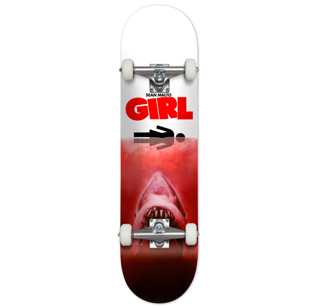 Chocolate - Skateboard - Complete skateboards - Girl Malto Shark Attack 8" (Multi) Complete Board