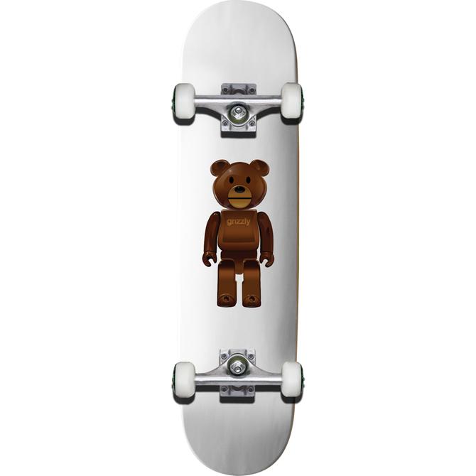 Grizzly - Skateboard - Complete skateboards - No Batteries  7.5" (White) Complete Board