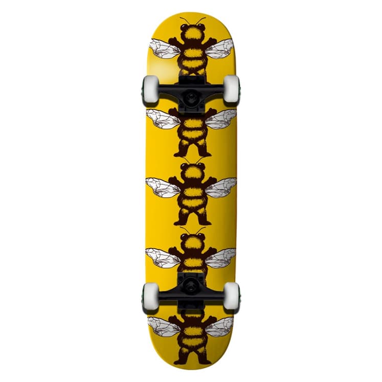 Grizzly - Skateboard - Complete skateboards - Killer Bee  7.75" (Yellow) Complete Board