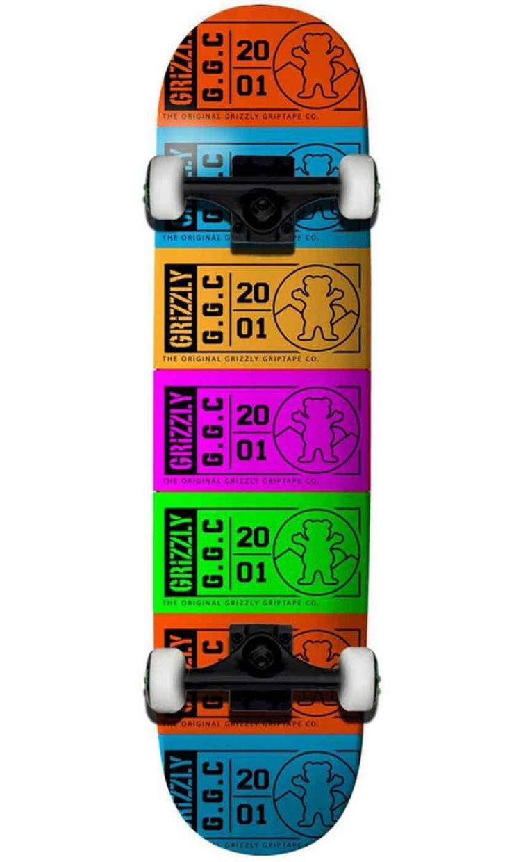 Grizzly - Skateboard - Complete skateboards - That'S The Ticket  7.75" (Multi) Complete Board