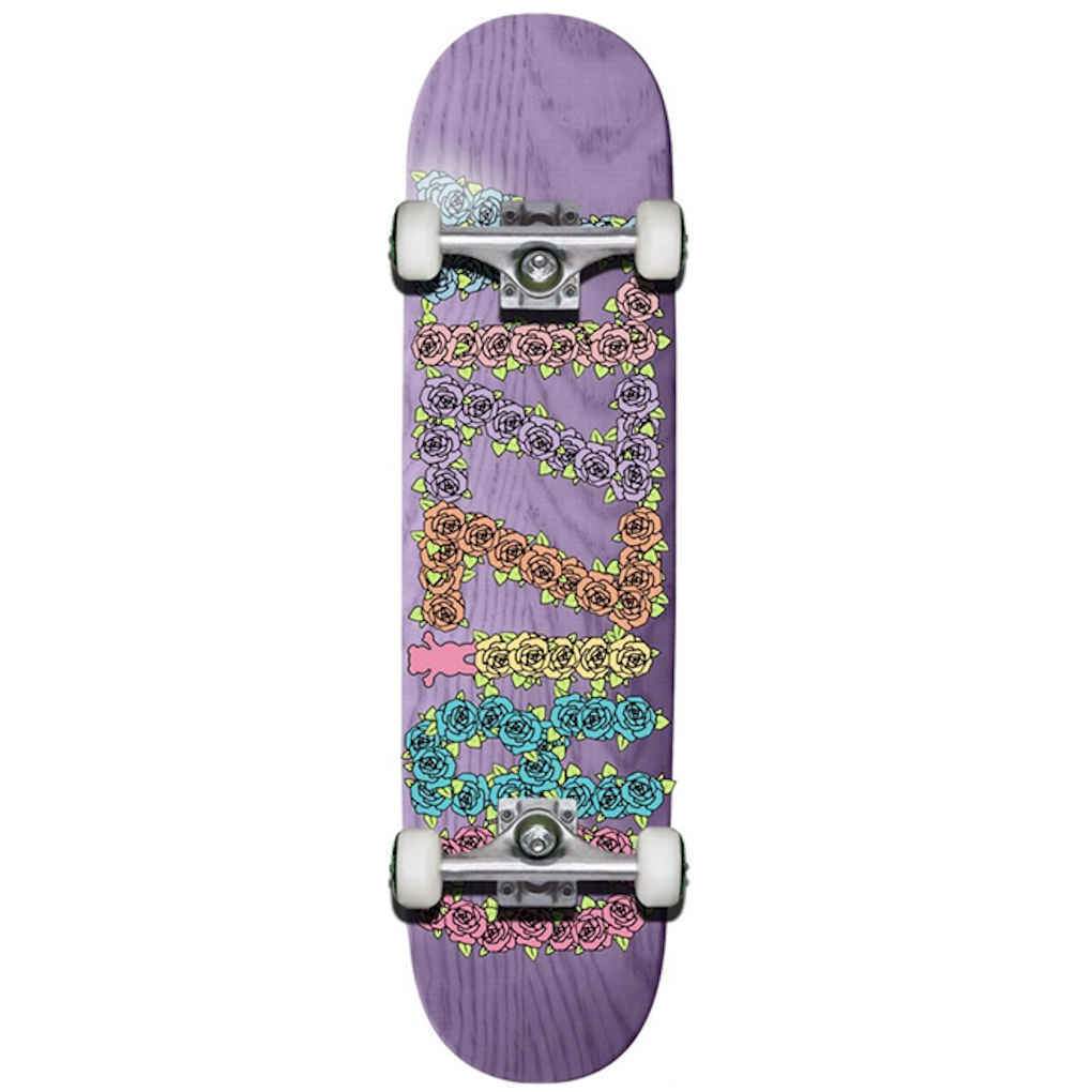 Grizzly - Skateboard - Complete skateboards - Mini Roses  7.88" (Lavender) Complete Board