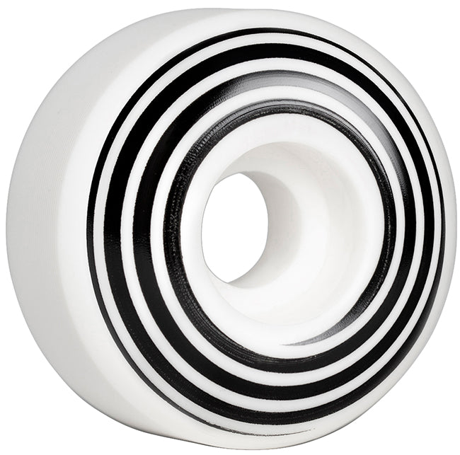 Hazard - Skateboard - Wheels - Swirl Cp - Radial 55mm (White) Wheels