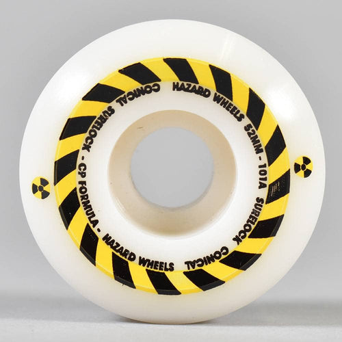 Load image into Gallery viewer, Hazard - Skateboard - Wheels - Sign Cp - Conical Surelock 52mm (White) Wheels
