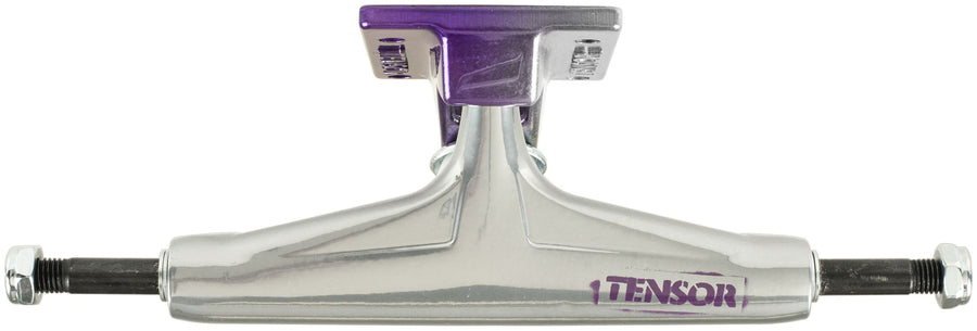 Tensor - Skateboard - Trucks - Alum Stencil Mirror 5.5" (Raw/Purple Fade) Trucks