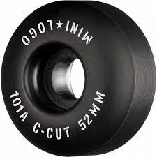Load image into Gallery viewer, Minilogo - Skateboard - Wheels - C-Cut &quot;2&quot; 52mm (Black) Wheels
