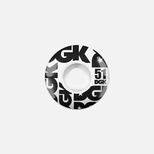 Load image into Gallery viewer, Dgk - Skateboard - Wheels - Street Formula  51mm (White) Wheels
