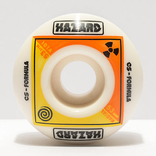 Load image into Gallery viewer, Hazard - Skateboard - Wheels - Bio Cs - Radial 53mm (White) Wheels
