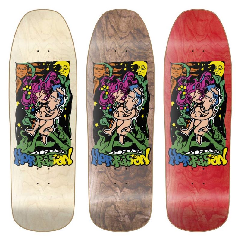Heritage - Skateboard - Deck - New Deal Morrison Lovers Sp 9.5" (Red) Deck