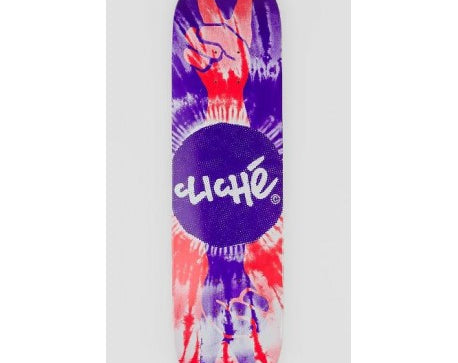 Cliche - Skateboard - Deck - Peace Rhm 8" (Purple/Red) Deck